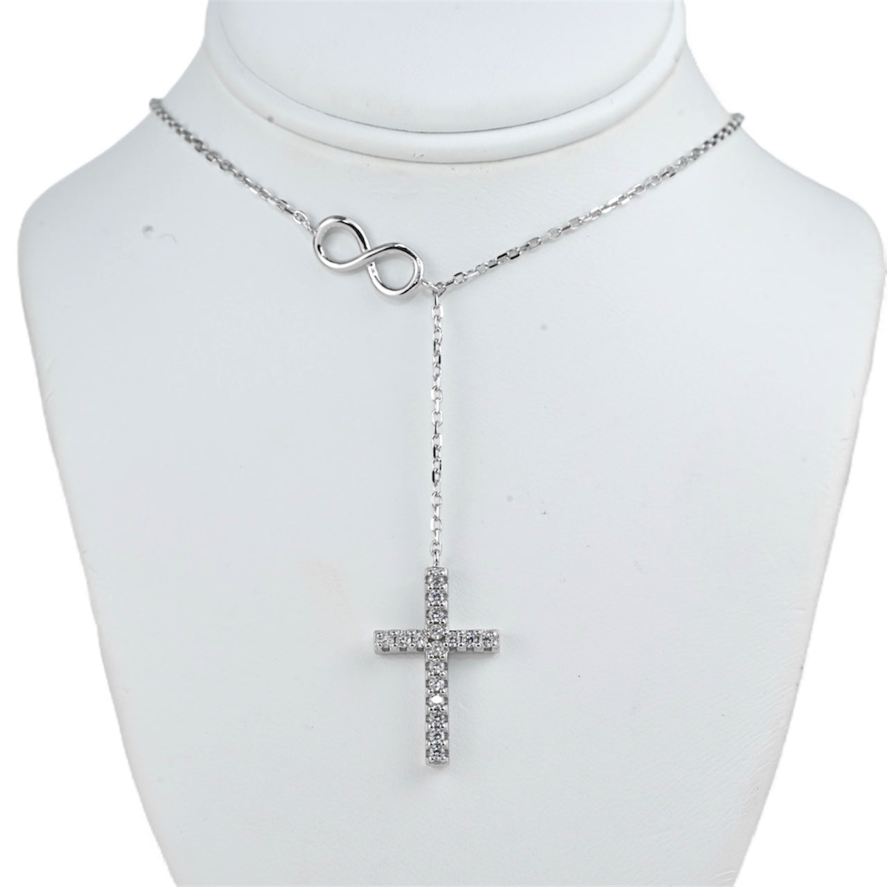 Silver Necklace Cross