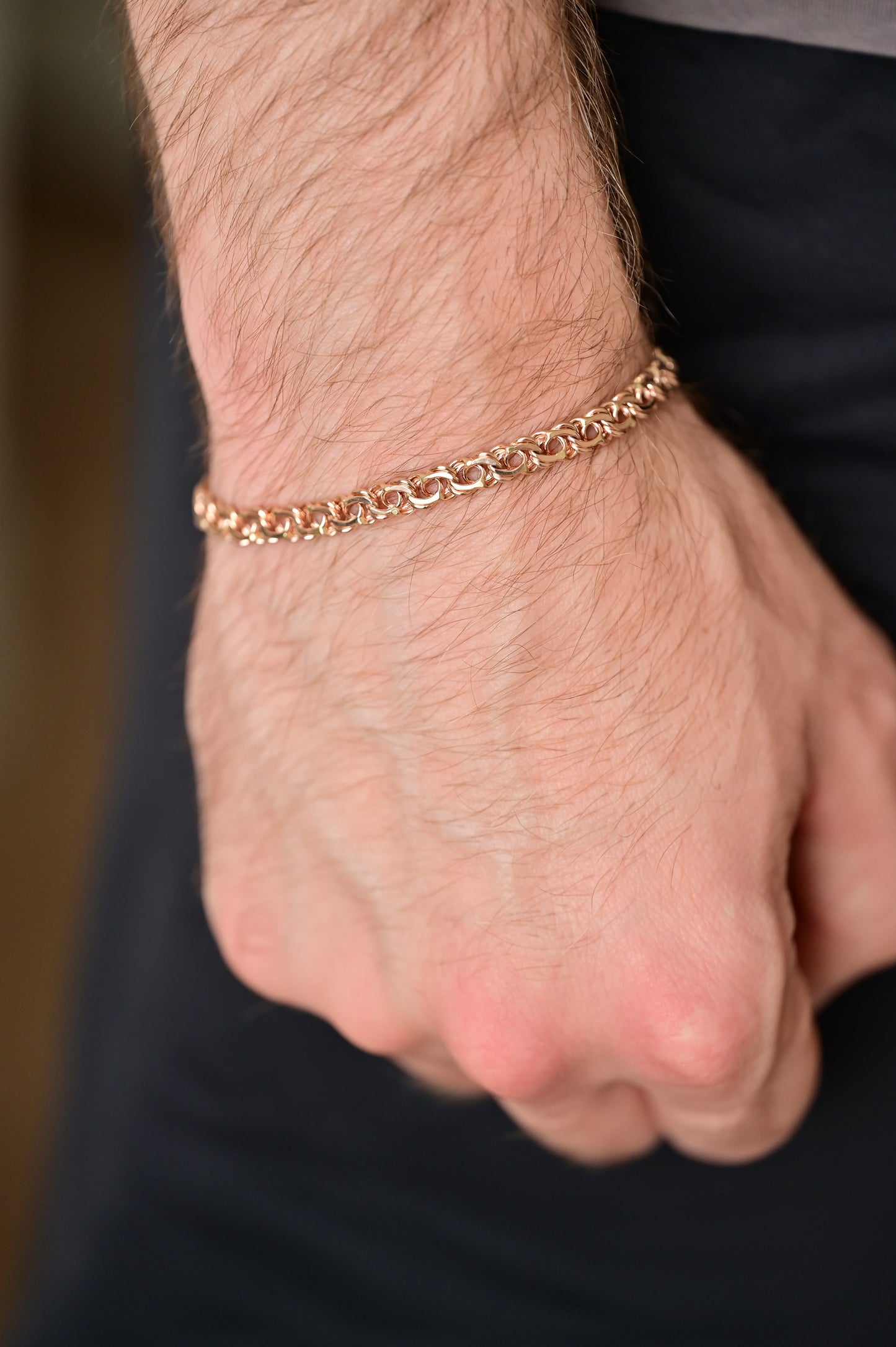 Rose Gold Bracelet for Men