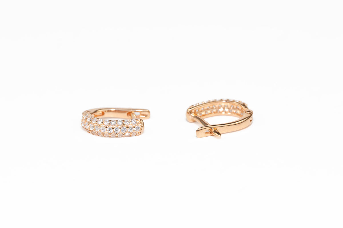 Rose Gold Kids Earrings for Babies (6m-3y.o.)