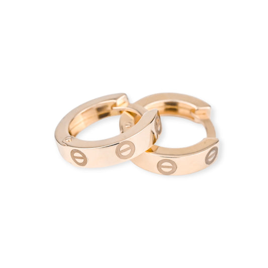 Hoop Earrings Rose Gold