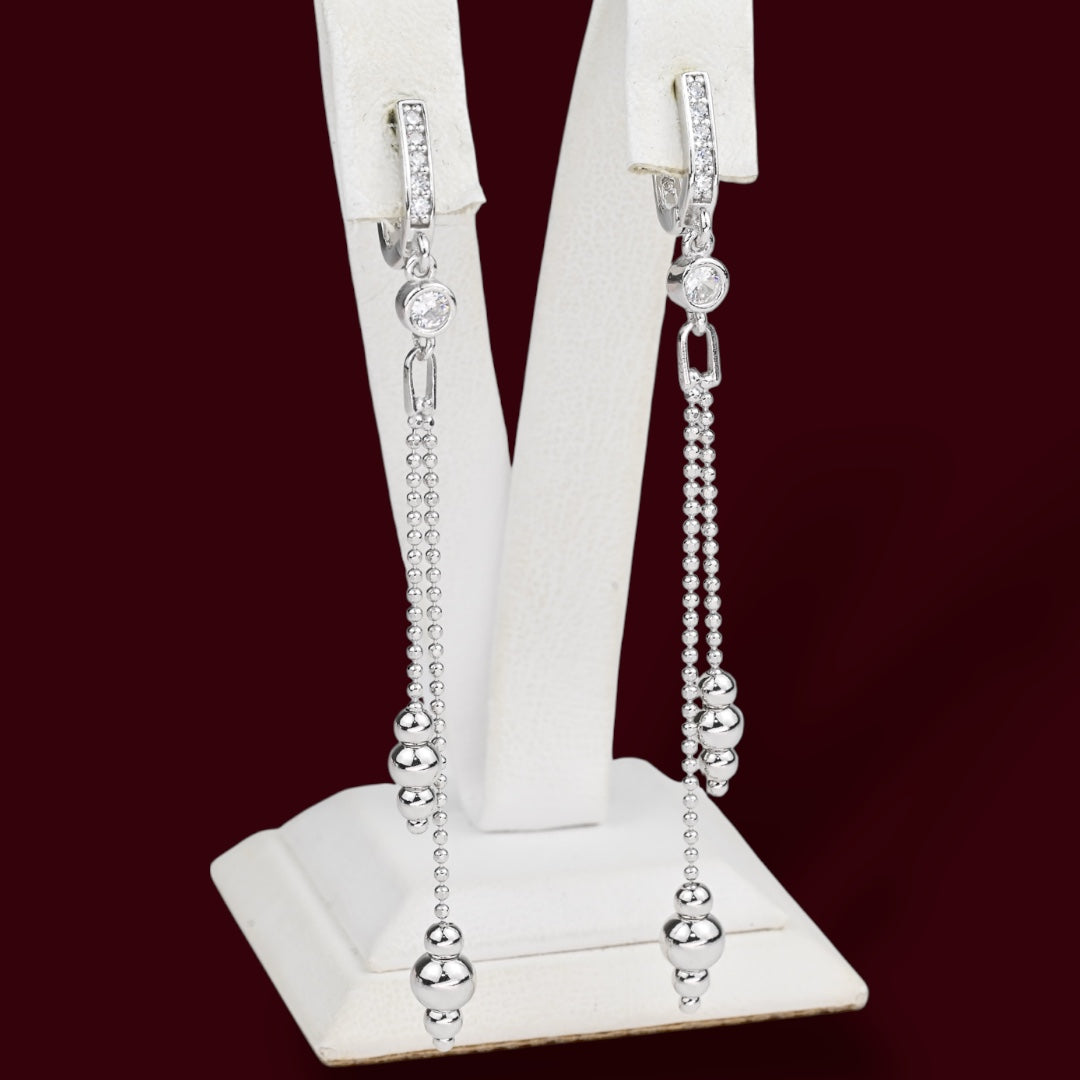 Dangle Silver Earrings