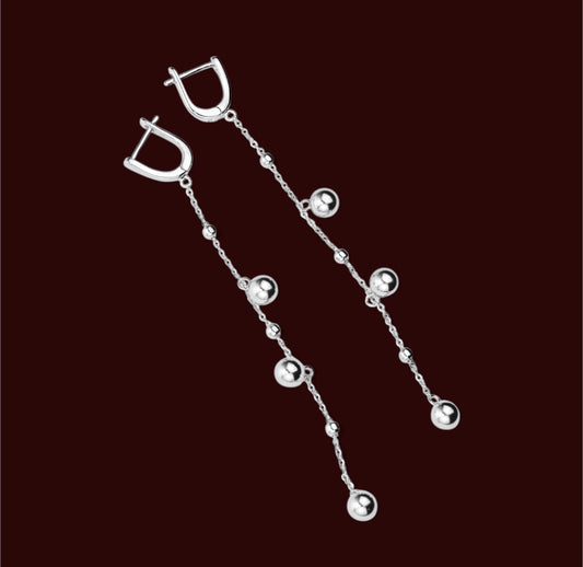 Dangle Silver Earrings