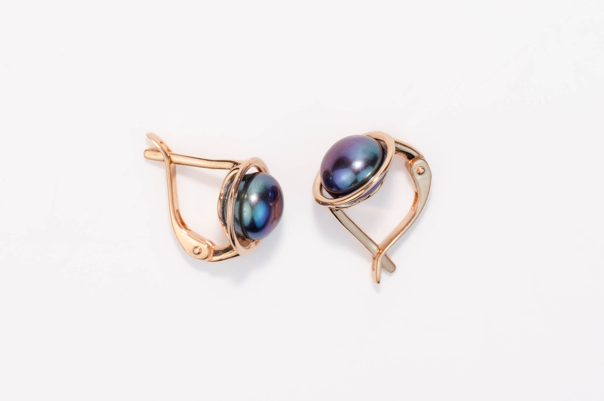 Black Pearl Earrings