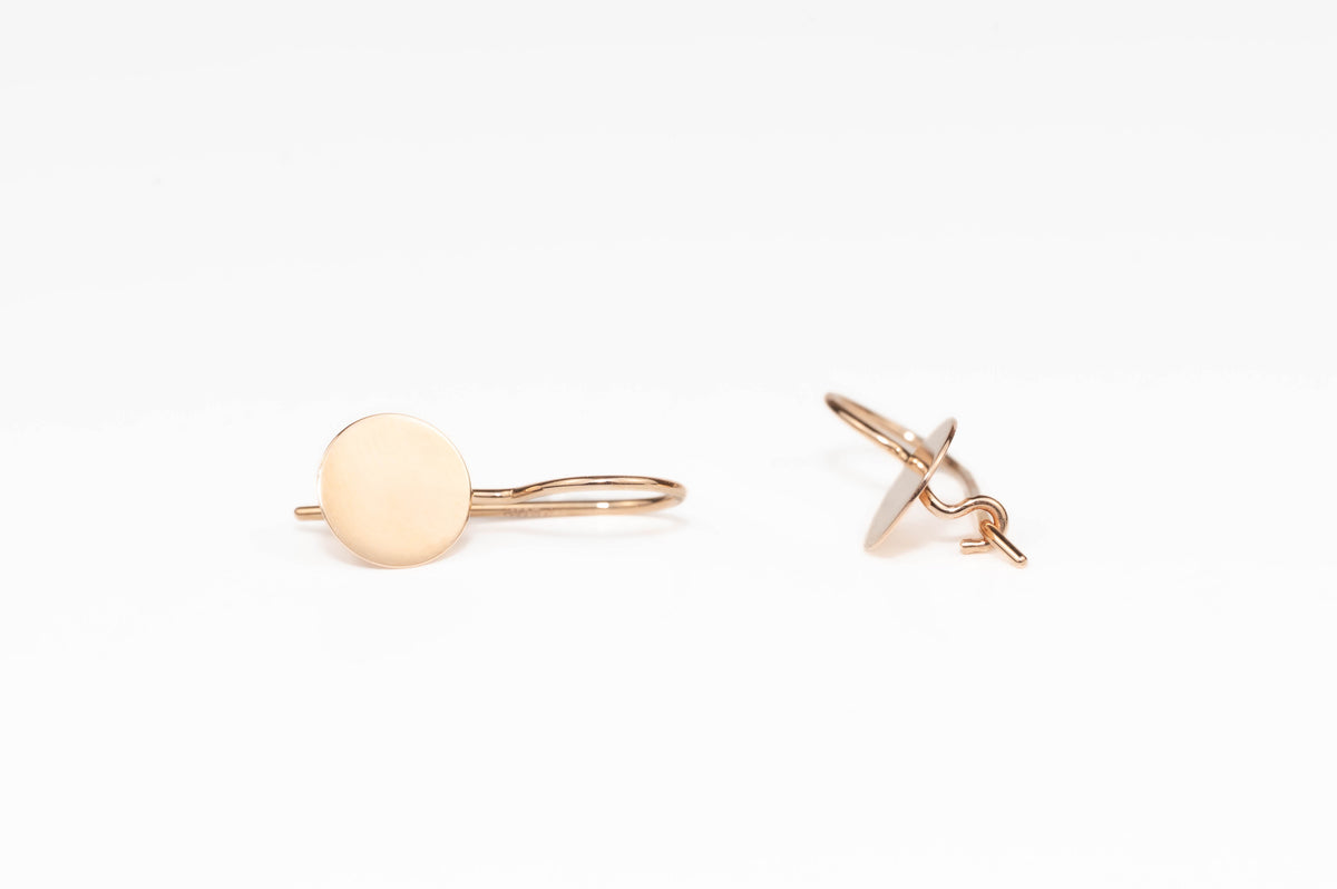 Rose Gold Earrings Minimalist