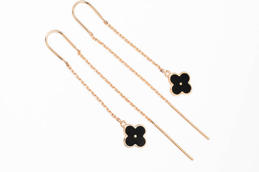 Thread Enamel Earrings