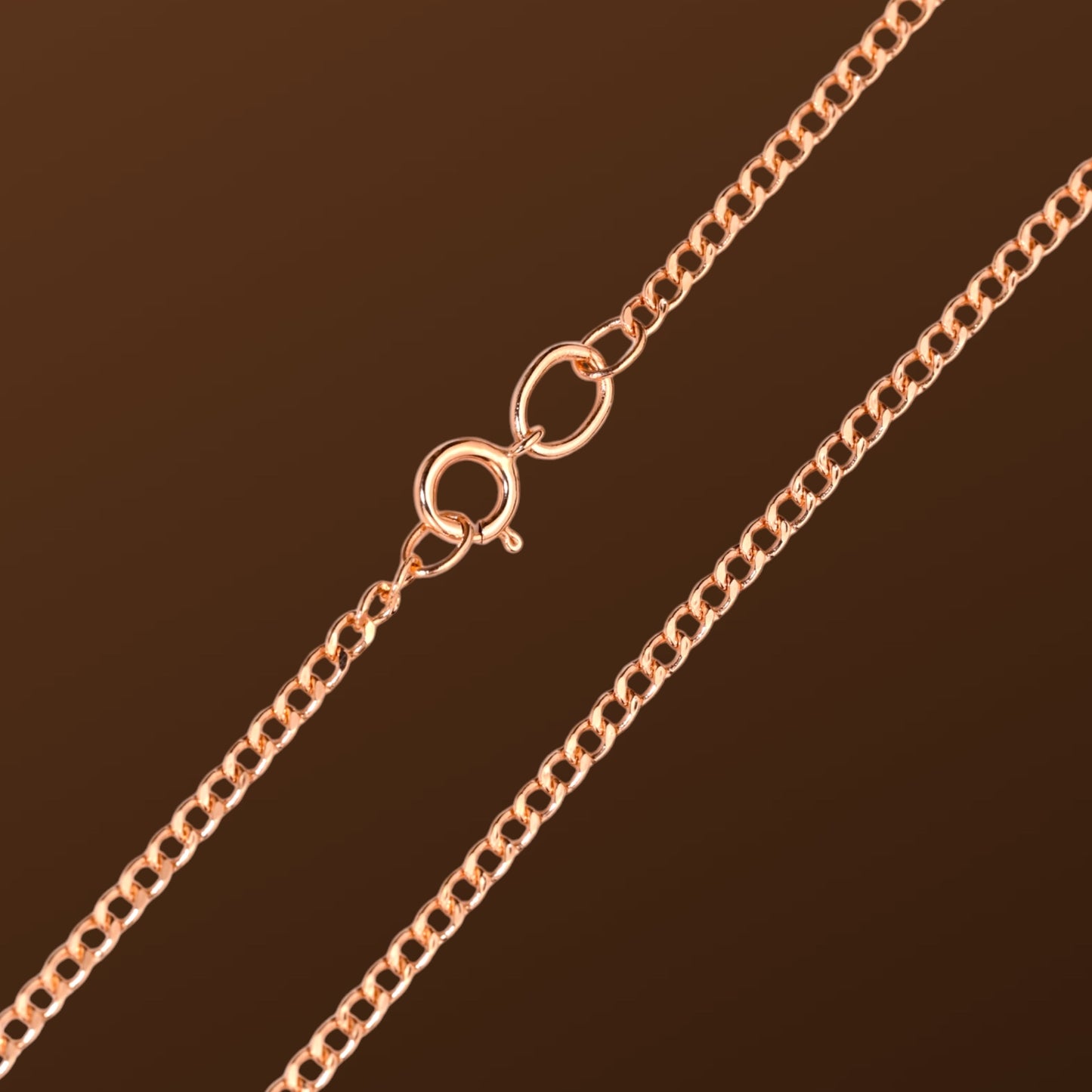 Rose Gold 585 Chain 45cm