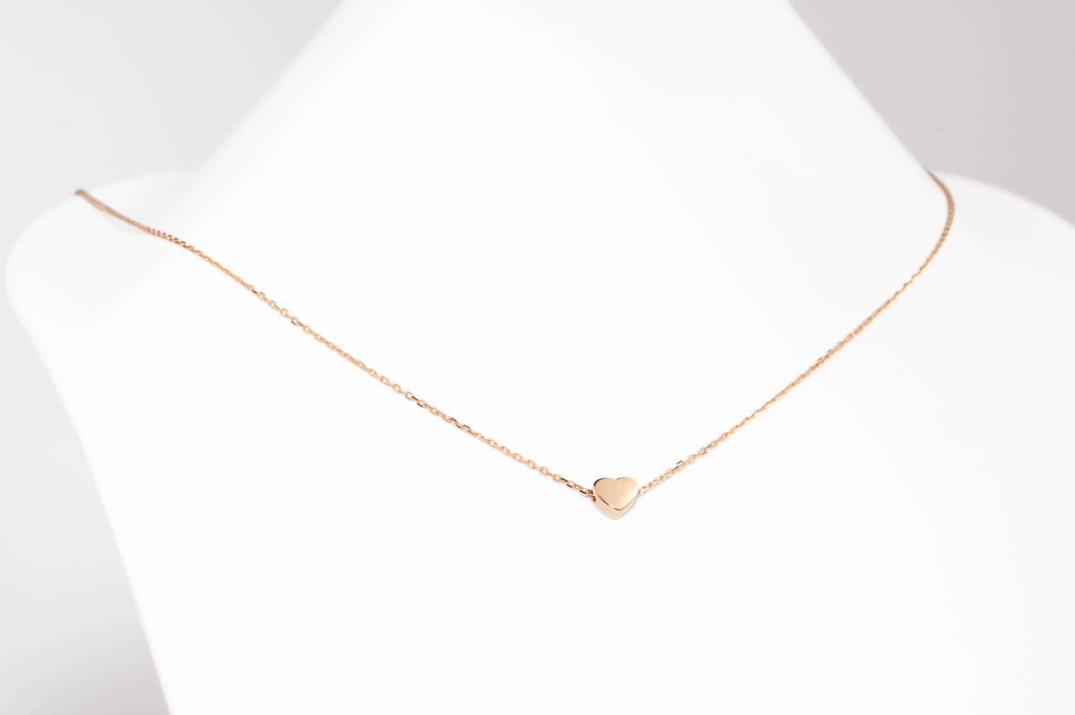 Necklace Heart Rose Gold