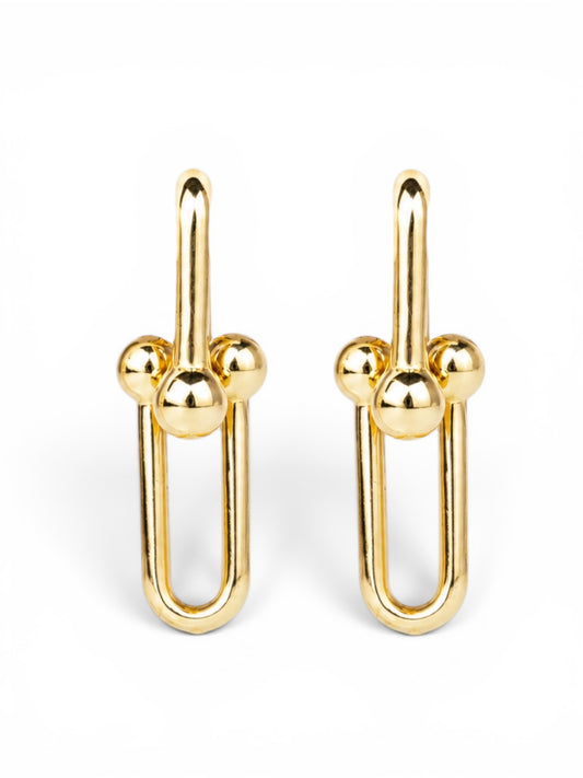 Earrings Chain Yellow Gold 585
