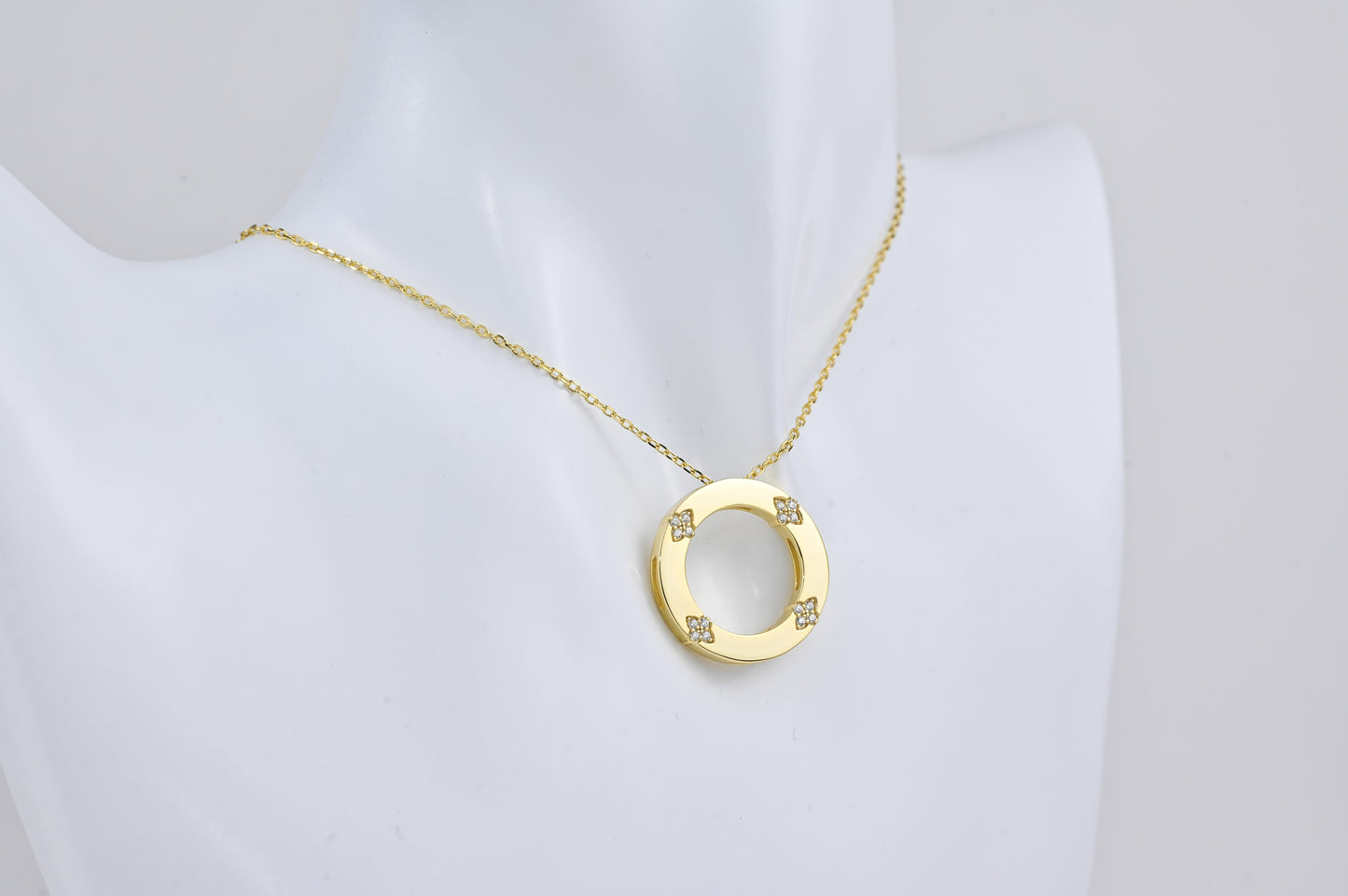 Silver 925 Gold Plated Jewelry Set