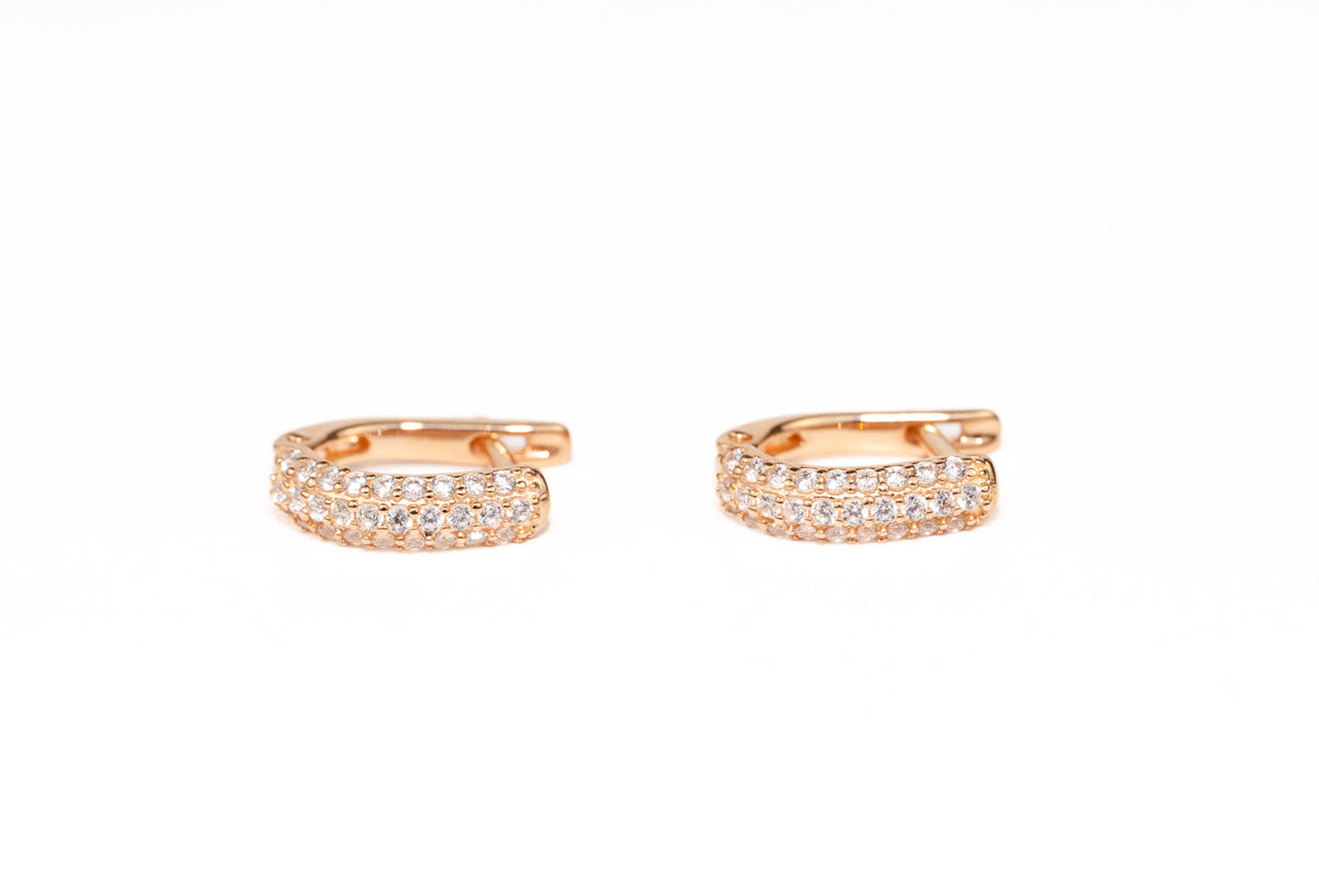 Rose Gold Kids Earrings for Babies (6m-3y.o.)