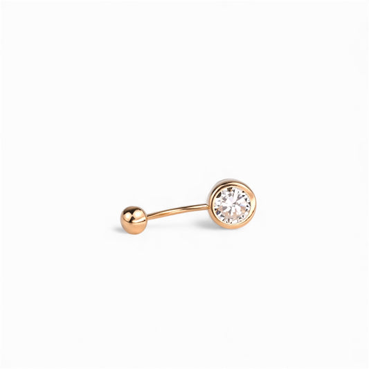 Piercing Earring with Zirconia stone