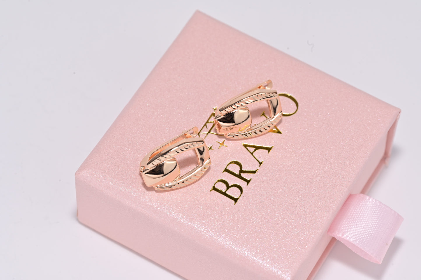 Rose Gold 585 Earrings