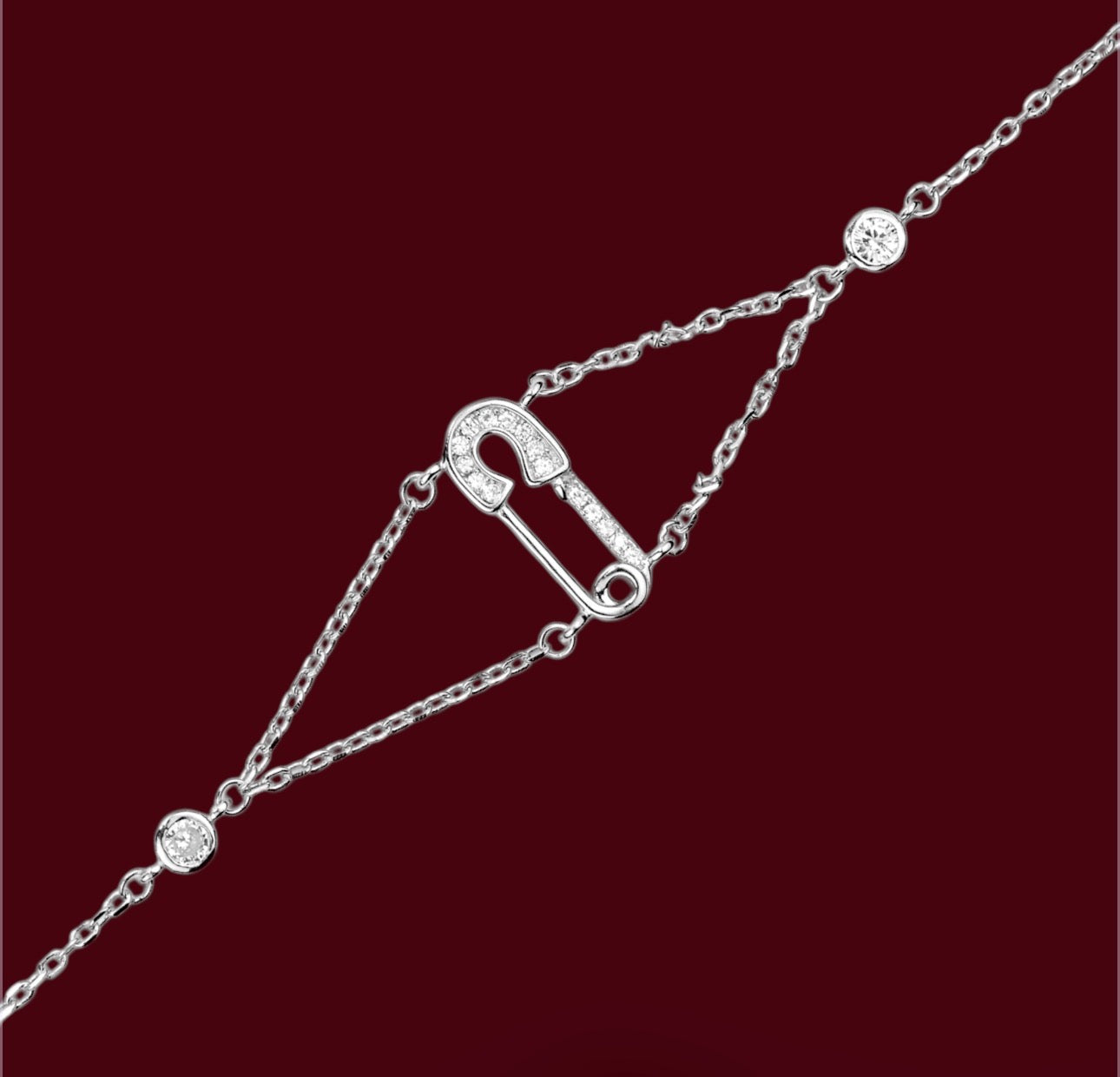 Silver Pin Set (Earrings, Ring, Bracelet, Necklace )