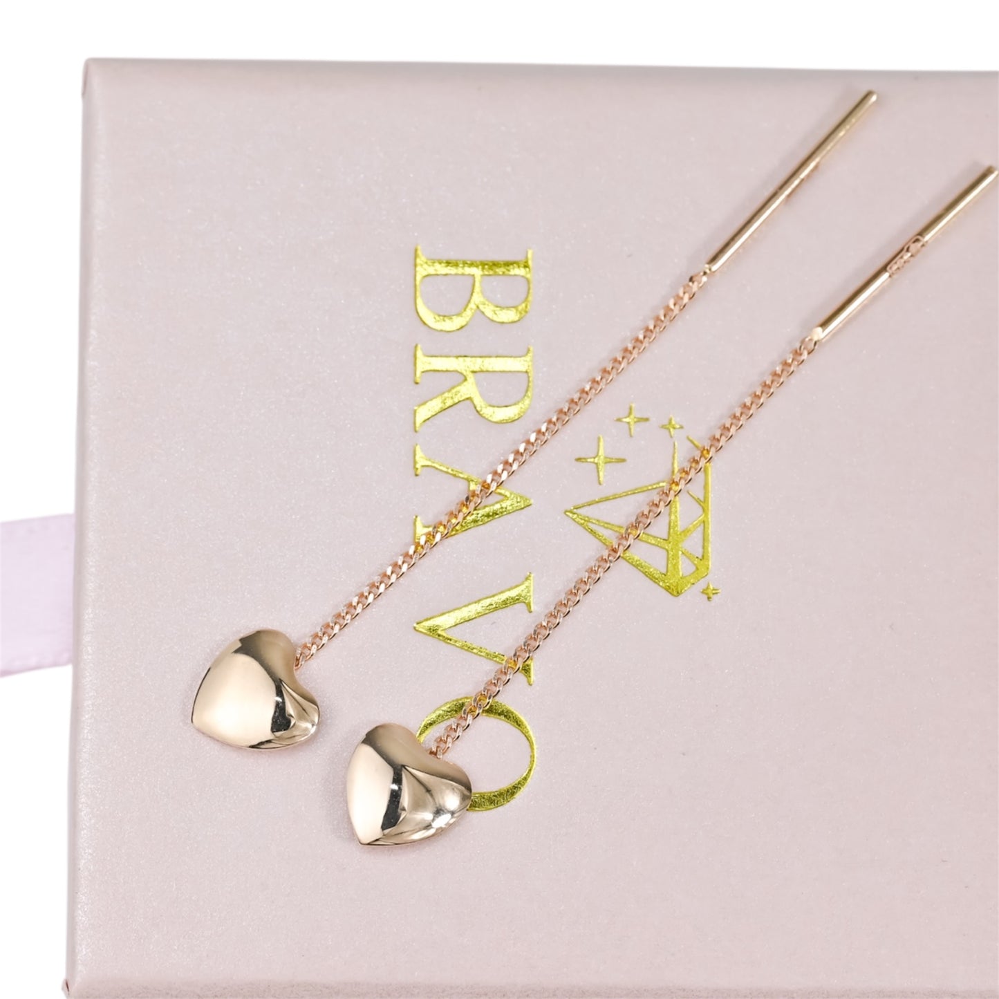 Thread Hearts Earrings