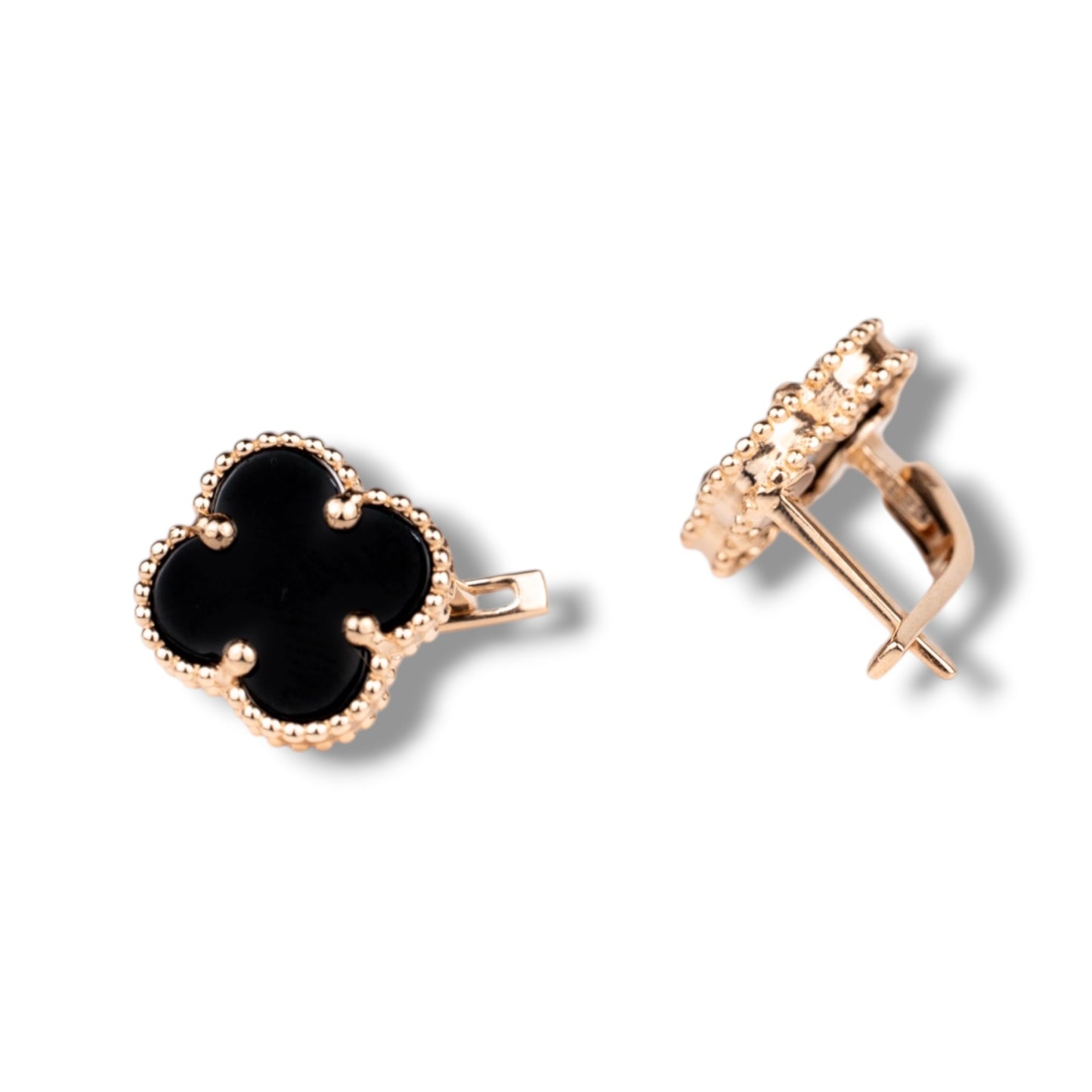Earrings with Black Onyx