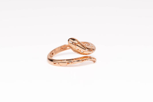 Rose Gold Ring Snake