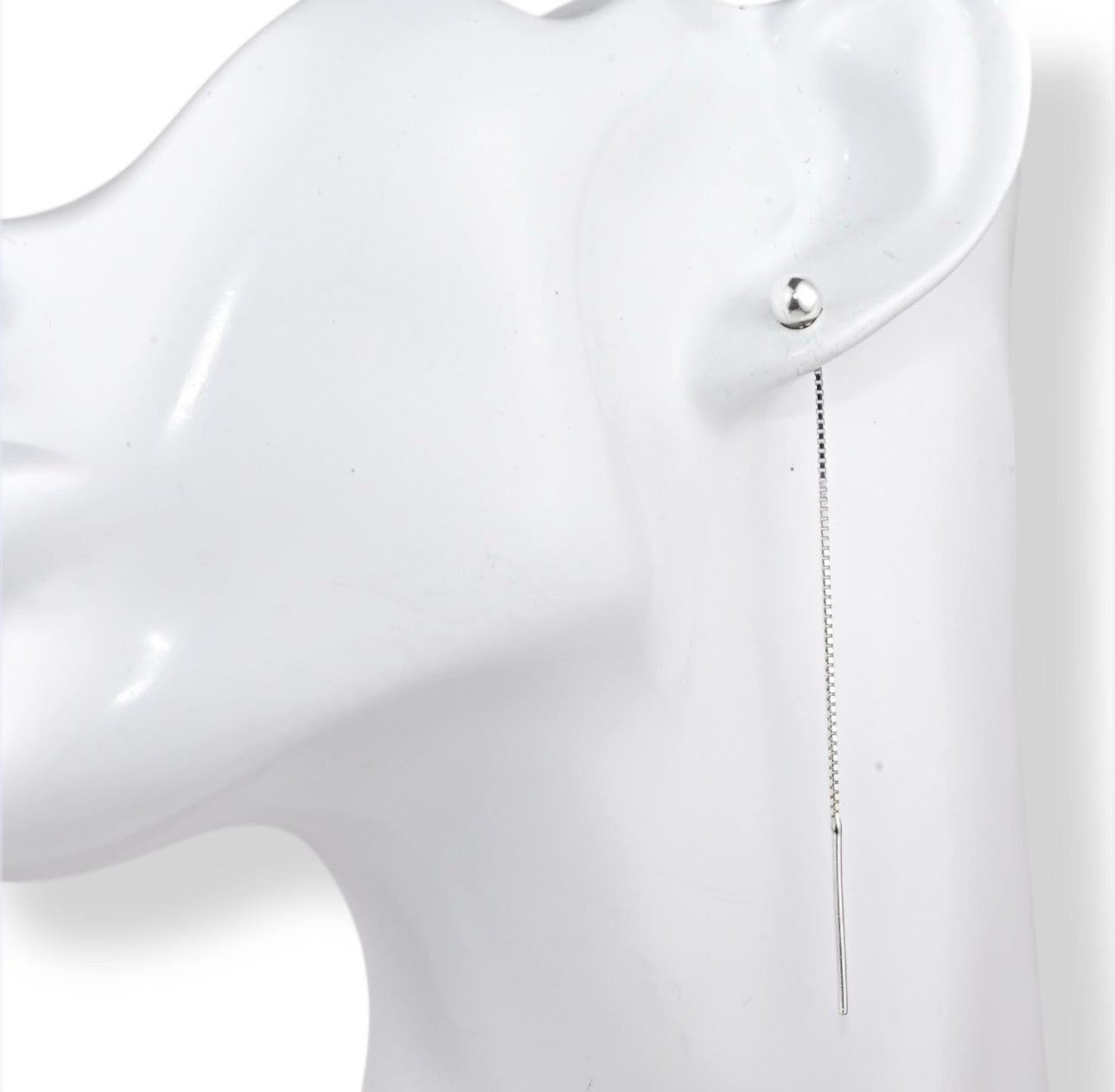 Silver Thread Earrings