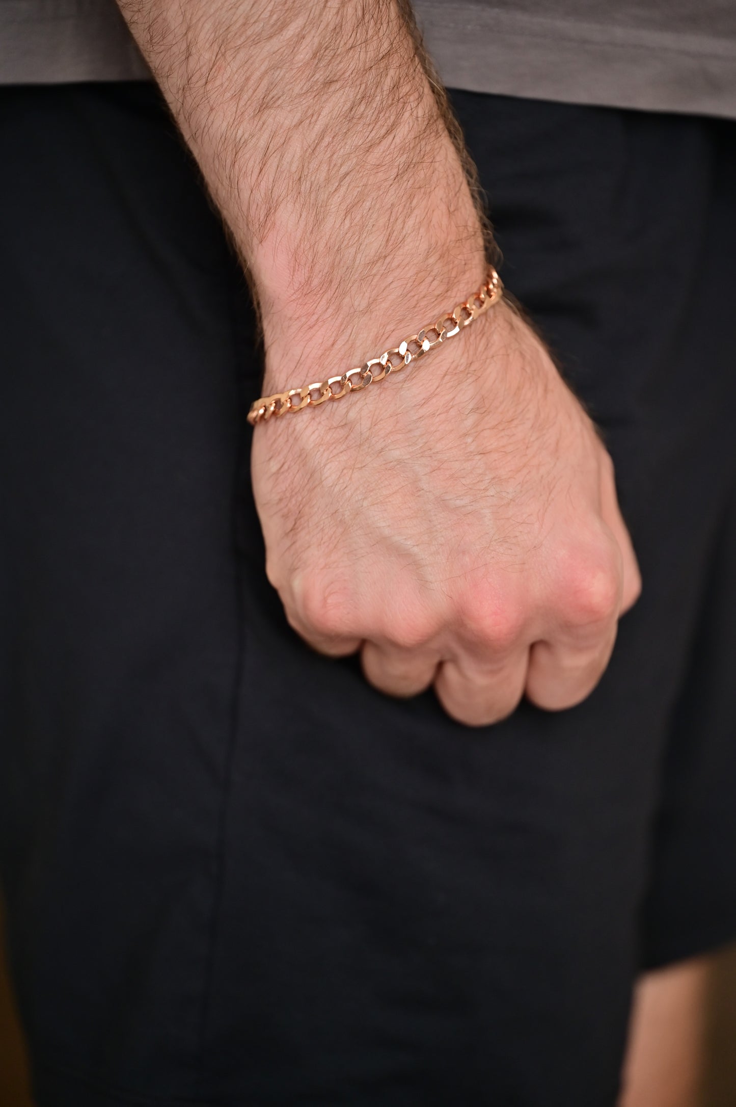 Rose Gold Bracelet for Men