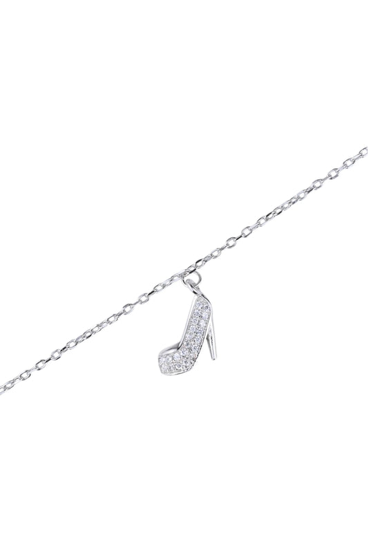 Anklet Shoe Silver