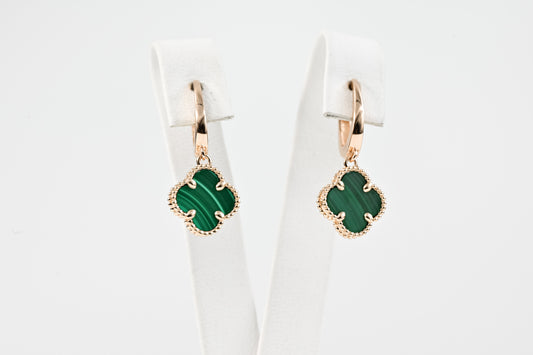 Dangle Earrings Malachite