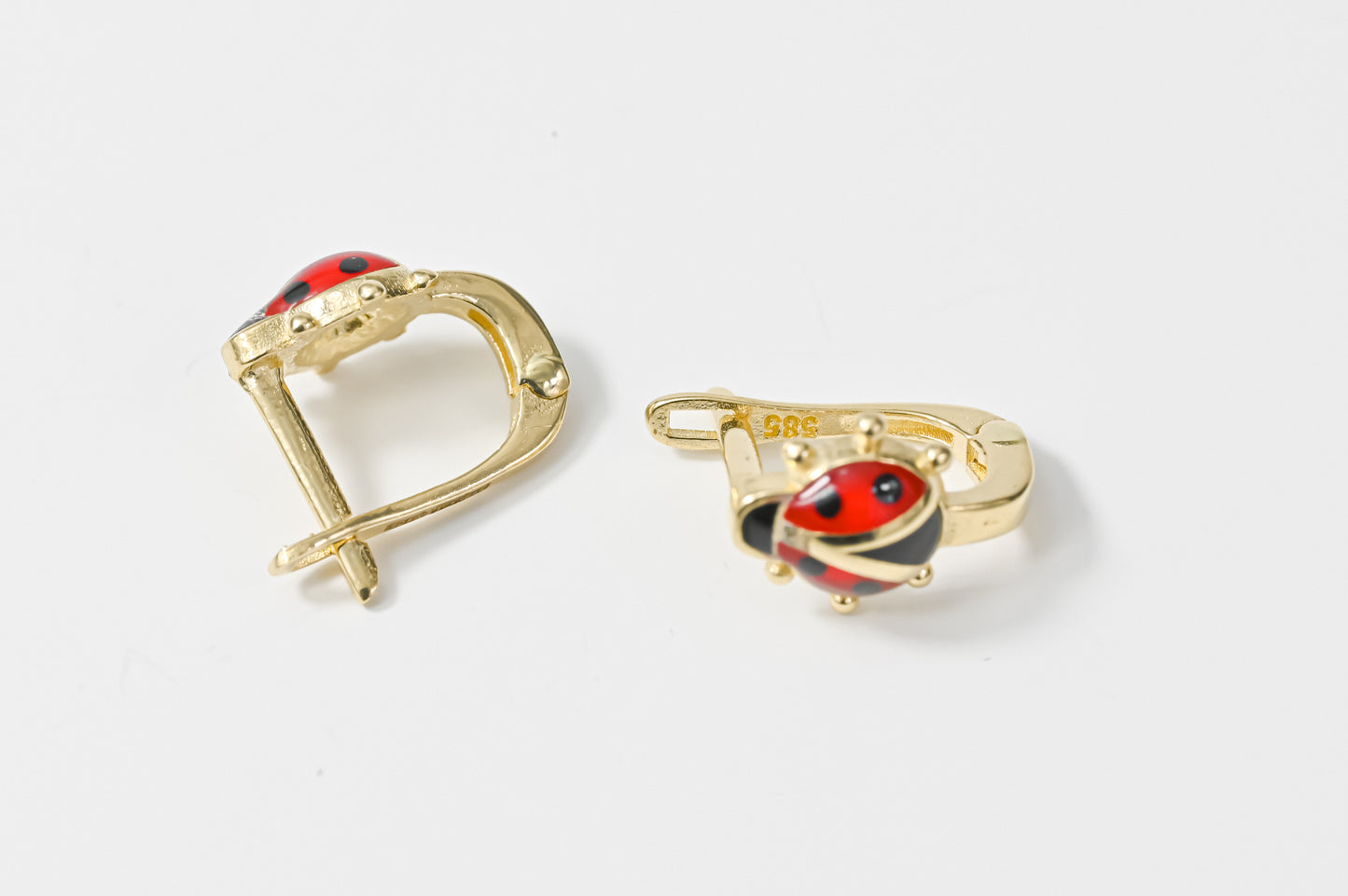 Kids Earrings Ladybug