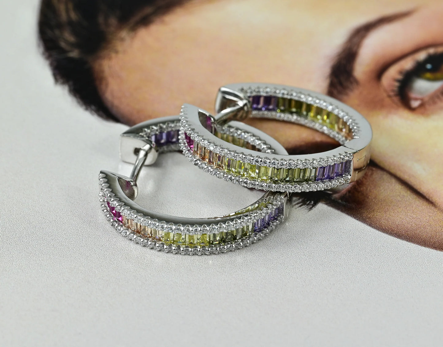 Silver Hoop Earrings