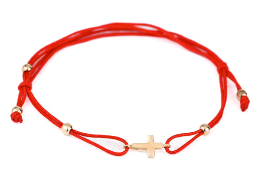 Red Thread Bracelet Cross