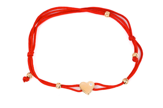 Red Thread Bracelet Heart