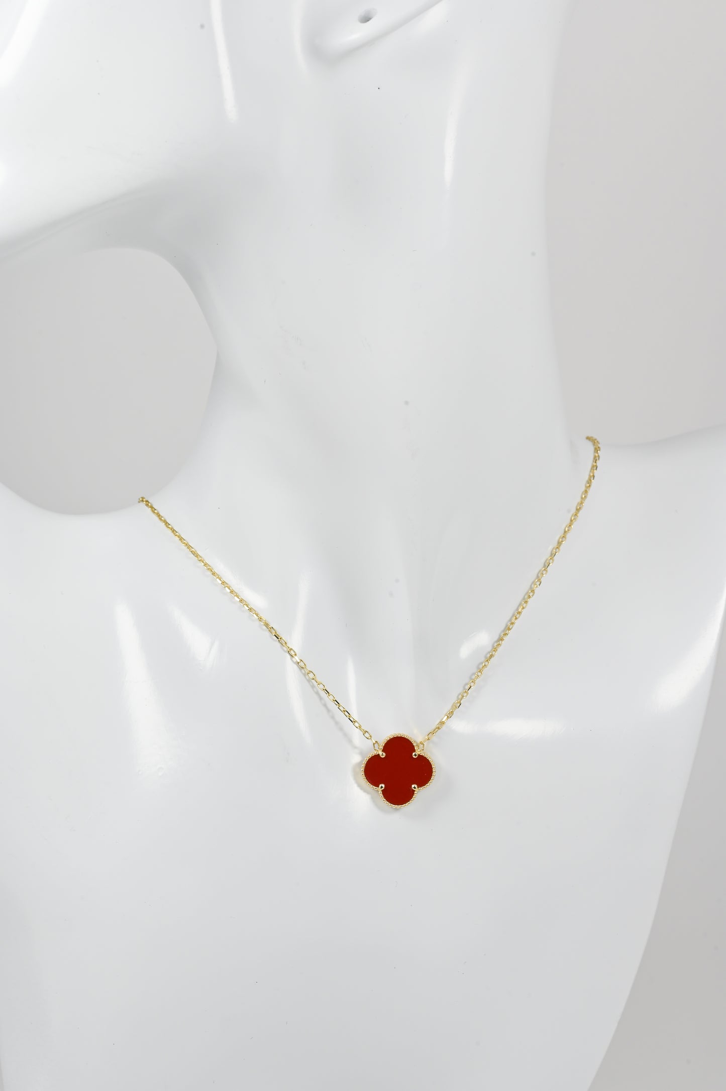 Necklace Red clover