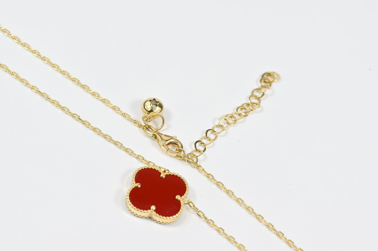 Necklace Red clover