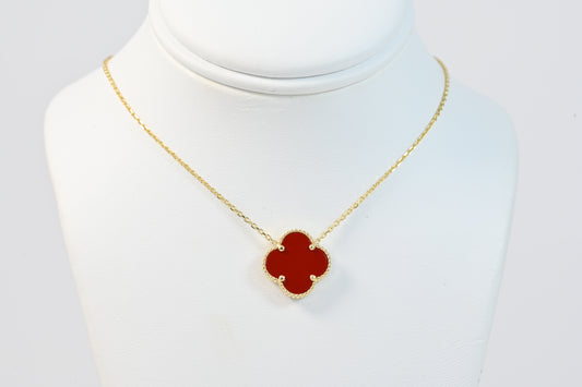 Necklace Red clover