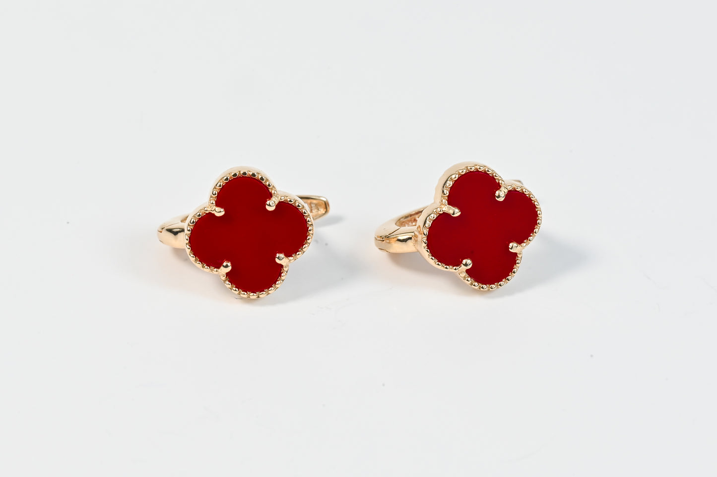 Red clover Earrings