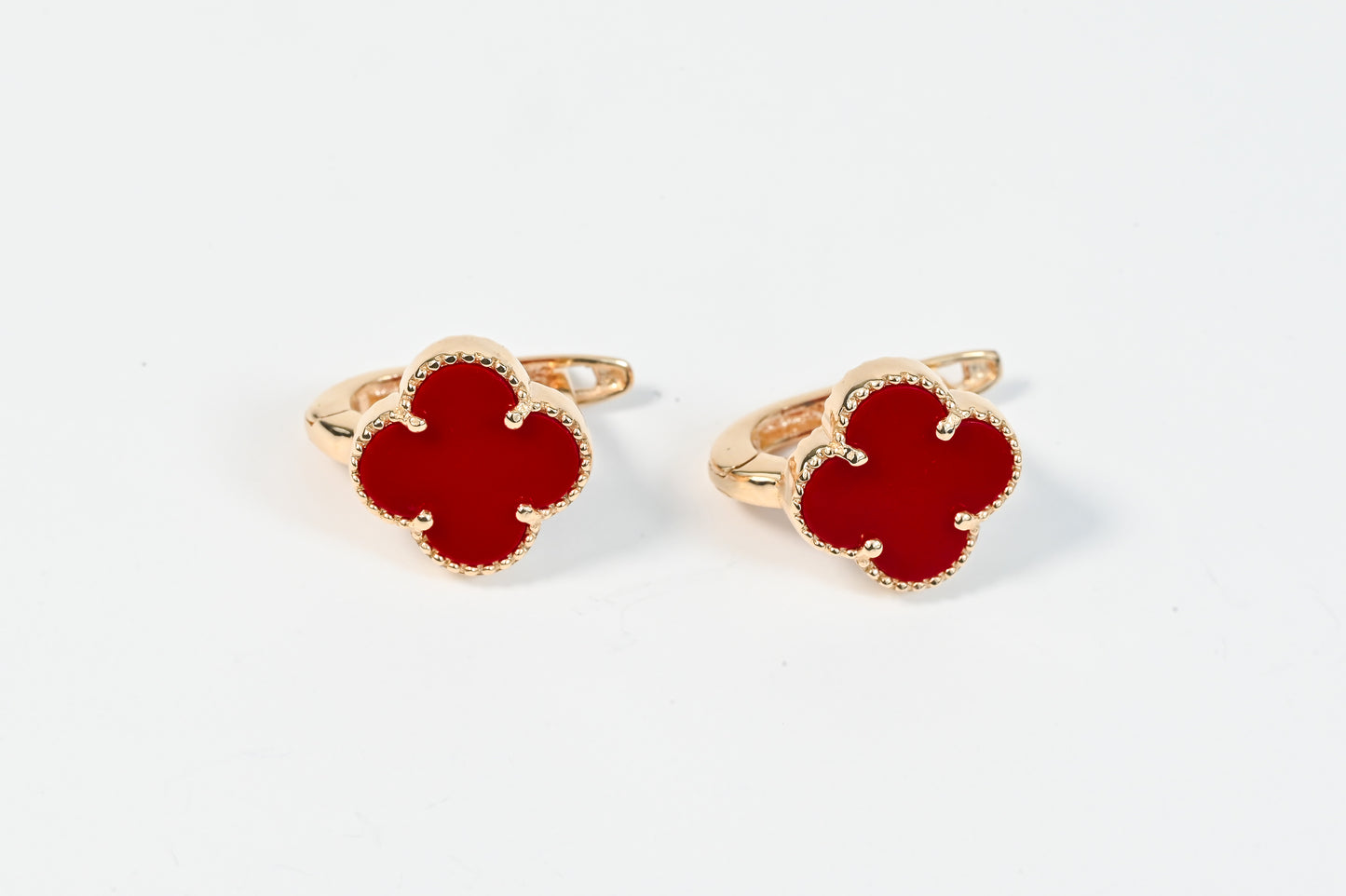 Red clover Earrings