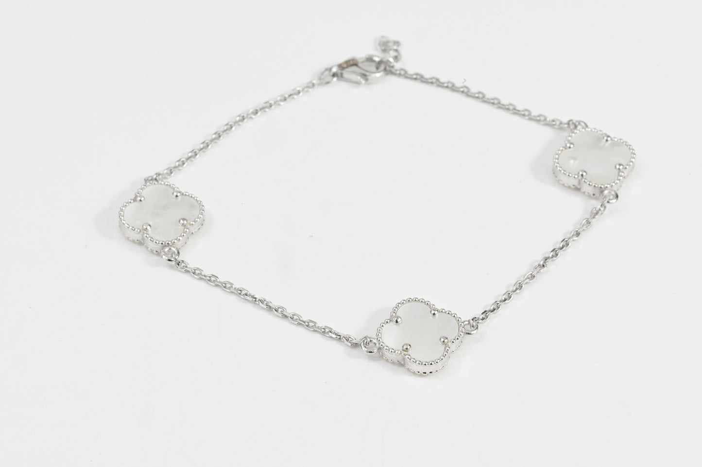 Bracelet White Gold Mother of Pearl