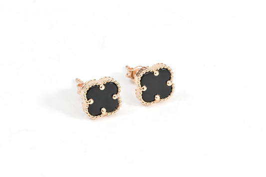 Stud Earrings Onyx