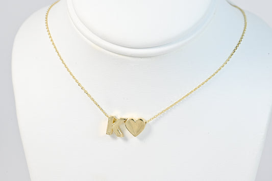 Necklace Letter K