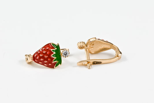 Kids Earrings Strawberry