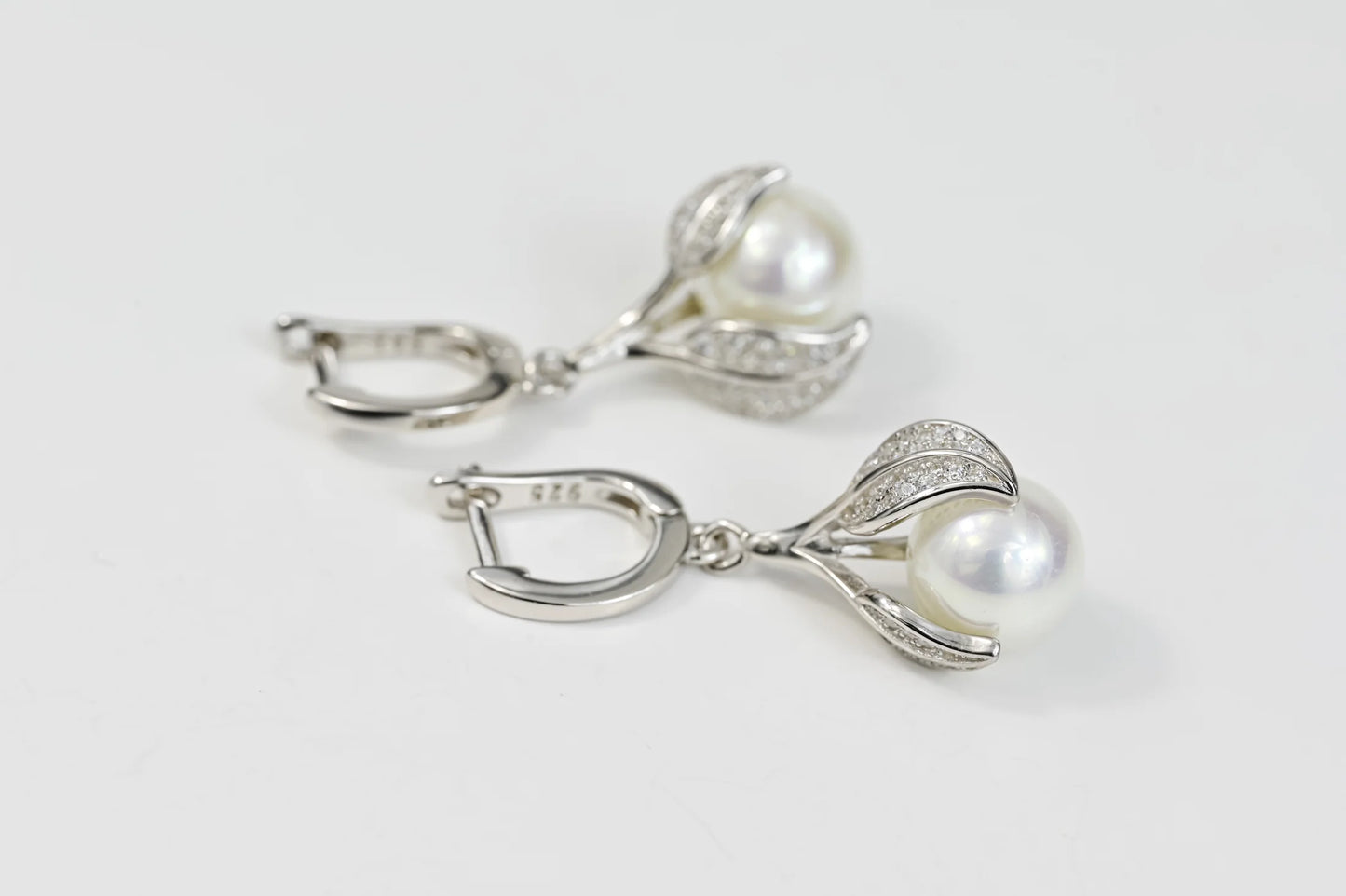 Jewelry Silver Set Pearls (Ring&Earrings)