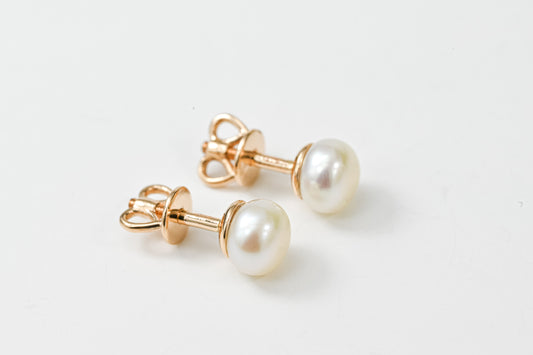 Screw in Earrings Earrings Pearl