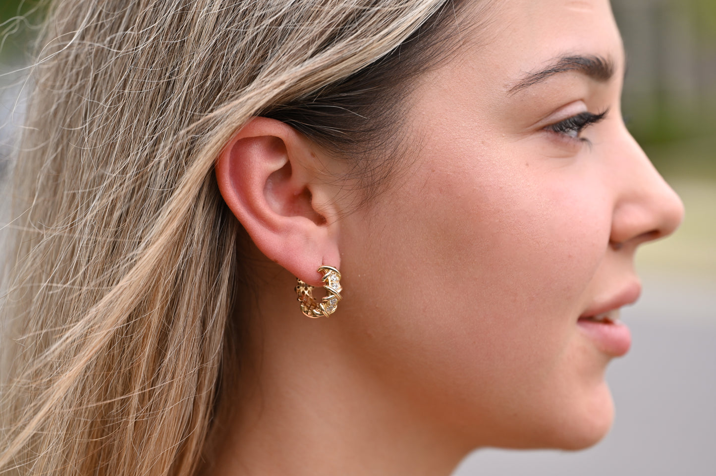 Yellow Gold Hoop Earrings