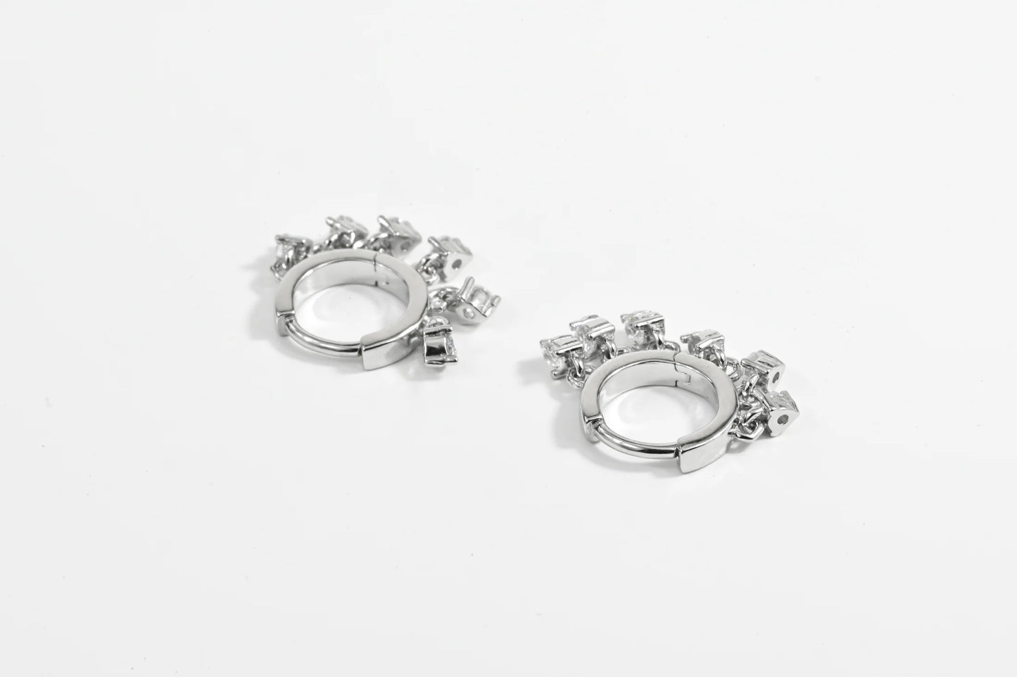 Kids Silver Hoop Earrings