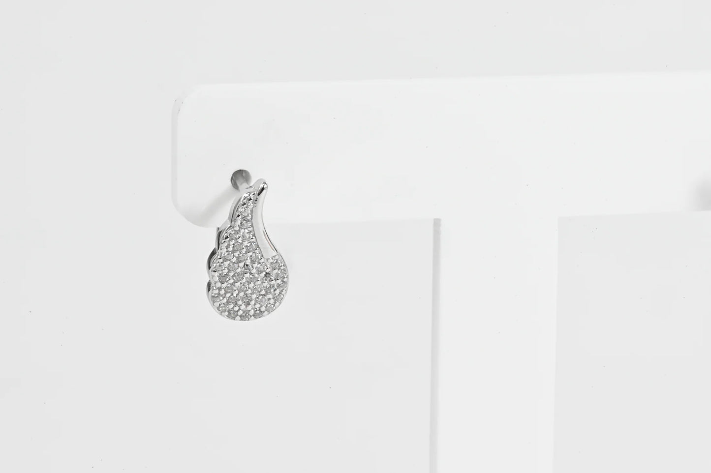 Silver Kids Earrings Angel