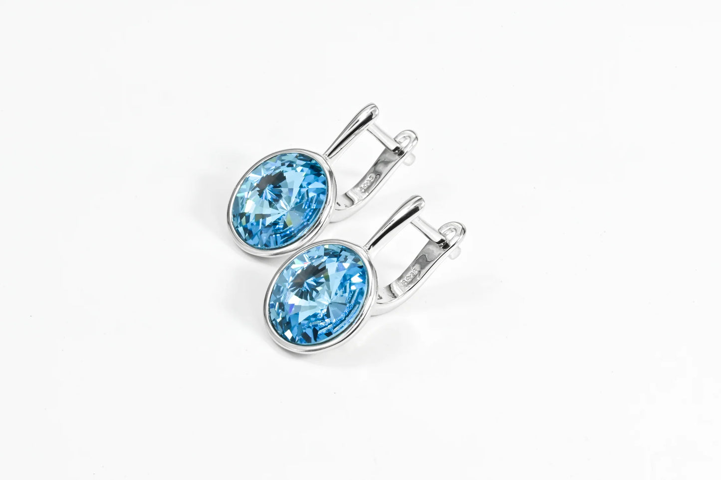 Silver Set Blue (Earrings,Ring,Pendant)