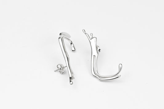 Stud Silver Earrings