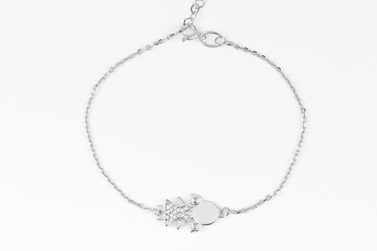 Bracelet "Girl" White Gold