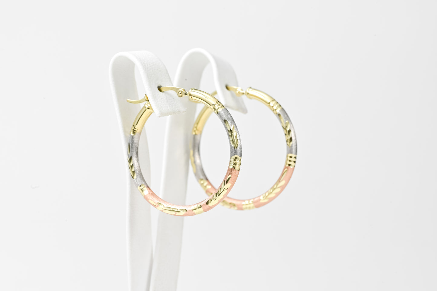 Hoop Earrings Ears Wheat