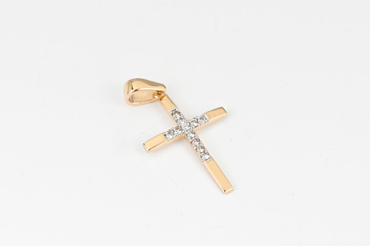 Rose Gold Cross Pendant