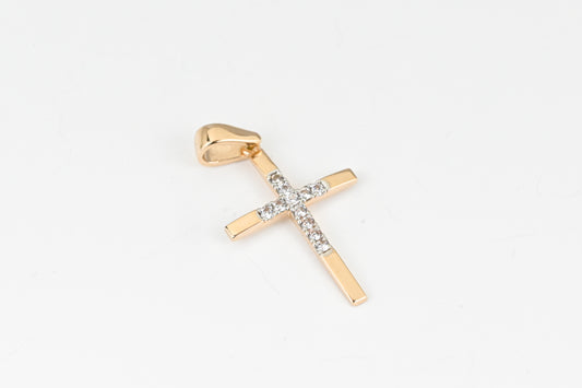 Rose Gold Cross Pendant