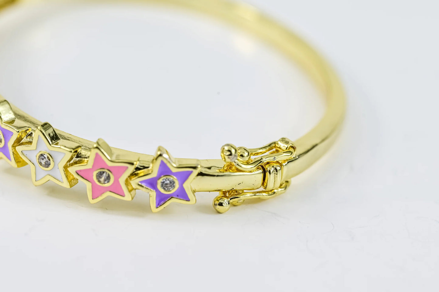 Kids Bracelet Stars Gold Plated
