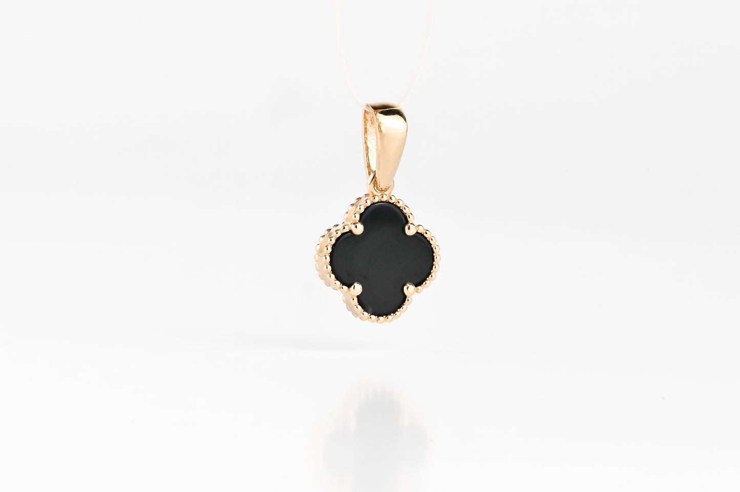 Pendant clover Onyx